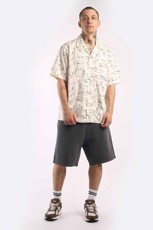 Мужская рубашка Carhartt WIP S/S Sumor Shirt (I031661-outline print) - фото 6 картинки