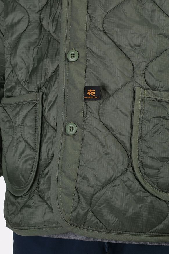 Мужская куртка Alpha Industries ALS/92 (MJL48000C1-olive) - фото 5 картинки