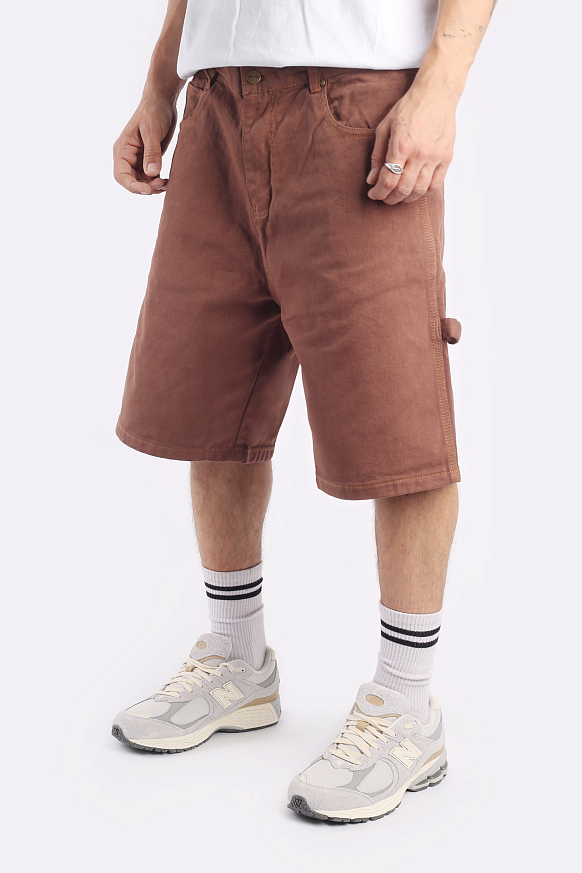 Мужские шорты Butter Goods Weathergear Heavyweight Denim Shorts (Weathergear-brown) - фото 3 картинки