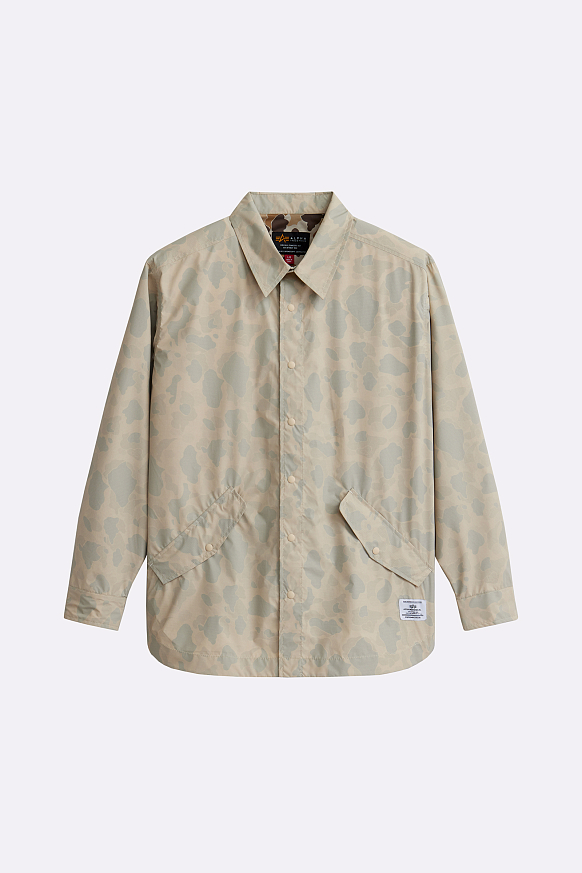 Мужская куртка Alpha Industries Packaway Shirt Jacket (MJP54002C1-limestone)