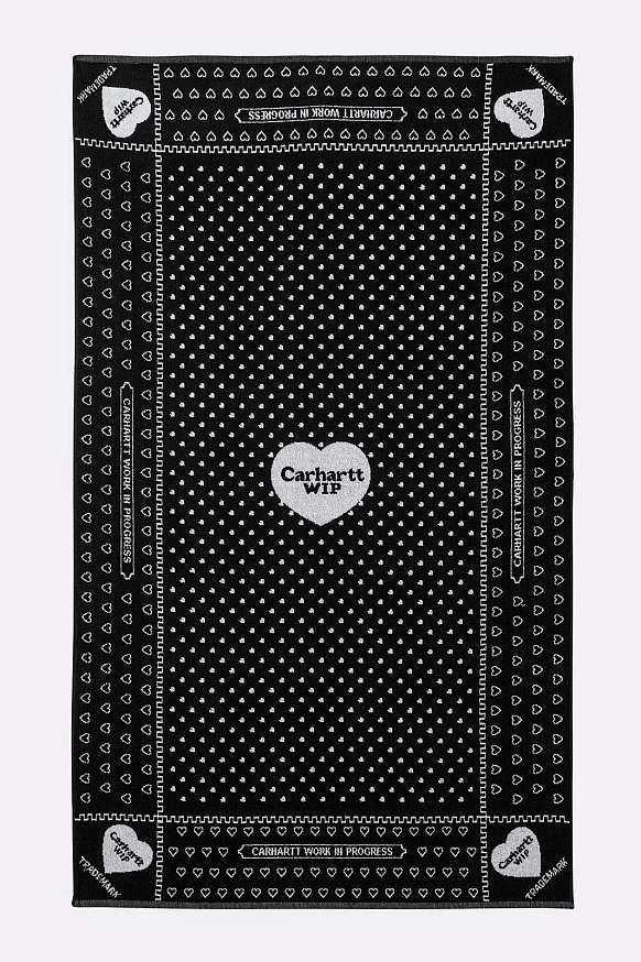 Полотенце Carhartt WIP Heart Bandana Towel (I033266-black)