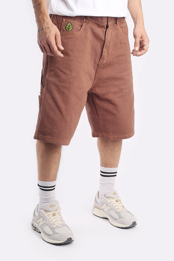 Мужские шорты Butter Goods Weathergear Heavyweight Denim Shorts (Weathergear-brown) - фото 4 картинки