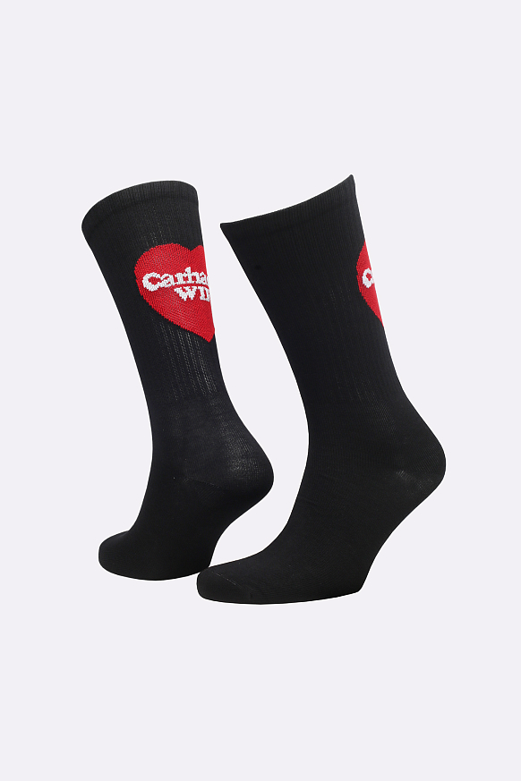 Мужские носки Carhartt WIP Heart Socks (I032118-black)